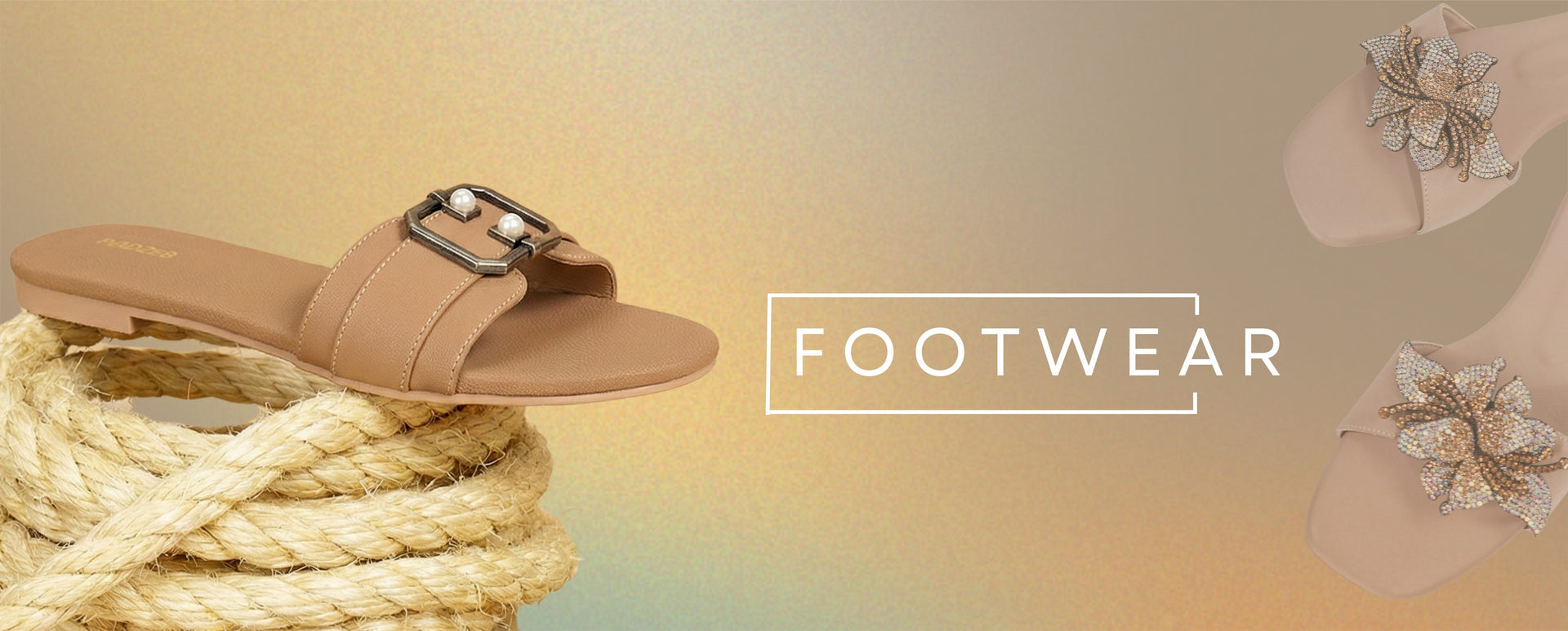 Paazeb Footwear Brown Background