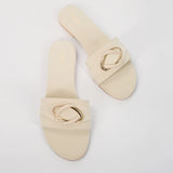 Starlight Flora Flats - Cream